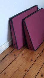 Wigkussens - Set van 2 paarse kussens, Huis en Inrichting, Woonaccessoires | Kussens, Ophalen of Verzenden, Gebruikt, Paars, Overige vormen