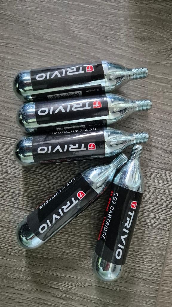 5x Trivio CO2 Patronen 25 gram - Nieuw, Ophalen of Verzenden, Nieuw, Overige typen