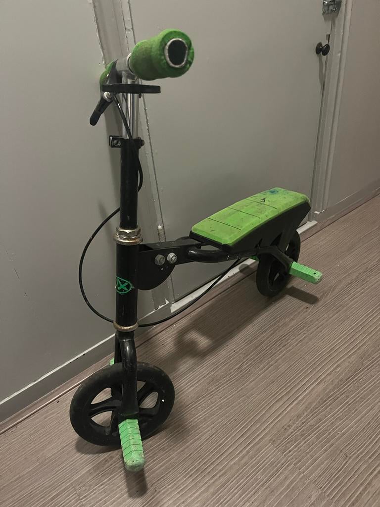 Loopfietsje Unieke Kickbike Step - Zwart/Groen, Ophalen of Verzenden, Gebruikt, Loopfiets