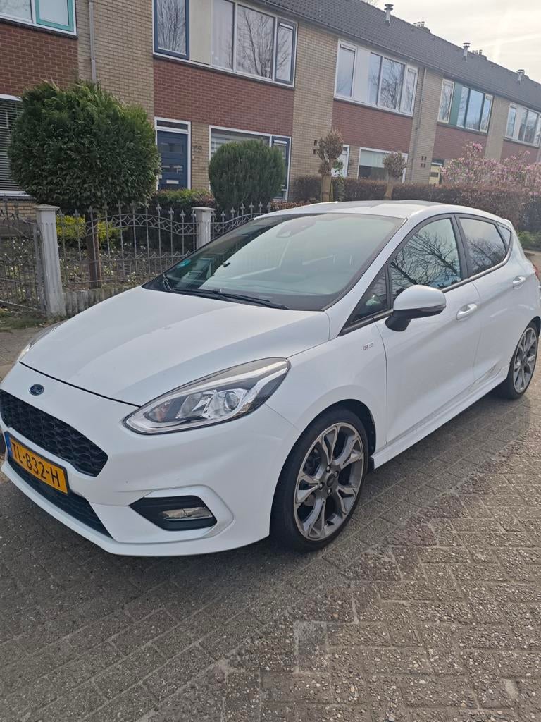 Ford Fiësta 1.0 Ecoboost 100pk 5dr 2018 Wit, Auto's, Voorwielaandrijving, Euro 6, Origineel Nederlands, Handgeschakeld