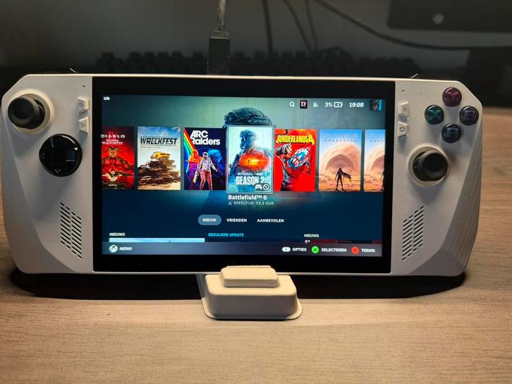 ASUS ROG Ally Z1 Extreme + Doos + Case, Spelcomputers en Games, Spelcomputers | Overige, Zo goed als nieuw, Ophalen of Verzenden