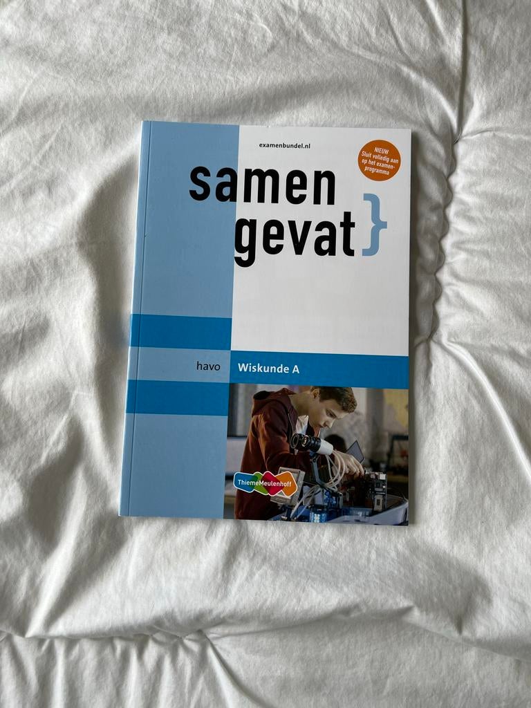 Examenbundel Samengevat havo Wiskunde A, Boeken, Studieboeken en Cursussen, Zo goed als nieuw, HBO, Beta, Ophalen of Verzenden