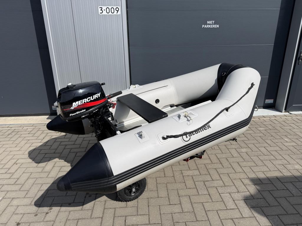 Talamex Aqualine QLX 250 Alu Rubberboot incl. Mercury 4PK 4T, Overige merken, Gebruikt, Wfwatersport@botenverhuurhoorn.nl, Talamex