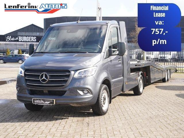 Mercedes Benz Sprinter 516 CDI 163 pk Aut BE-Trekker met Tij, Auto's, Bestelauto's, Bedrijf, Te koop, ABS, Airconditioning, Alarm
