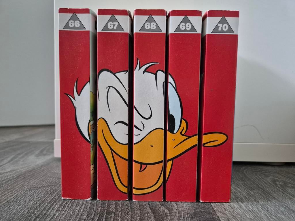 Complete rugtekening Donald duck dubbelpockets, setprijs, Complete serie of reeks, Ophalen of Verzenden, Gelezen
