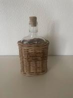 Leuk rattan flesje Riviera Maison, Ophalen of Verzenden, Zo goed als nieuw