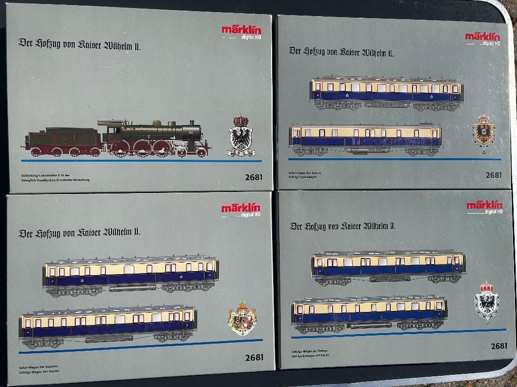 Marklin H0 2681 Der Hofzug von Kaiser WilhelmII, Digitaal, Hobby en Vrije tijd, Modeltreinen | H0, Zo goed als nieuw, Treinset