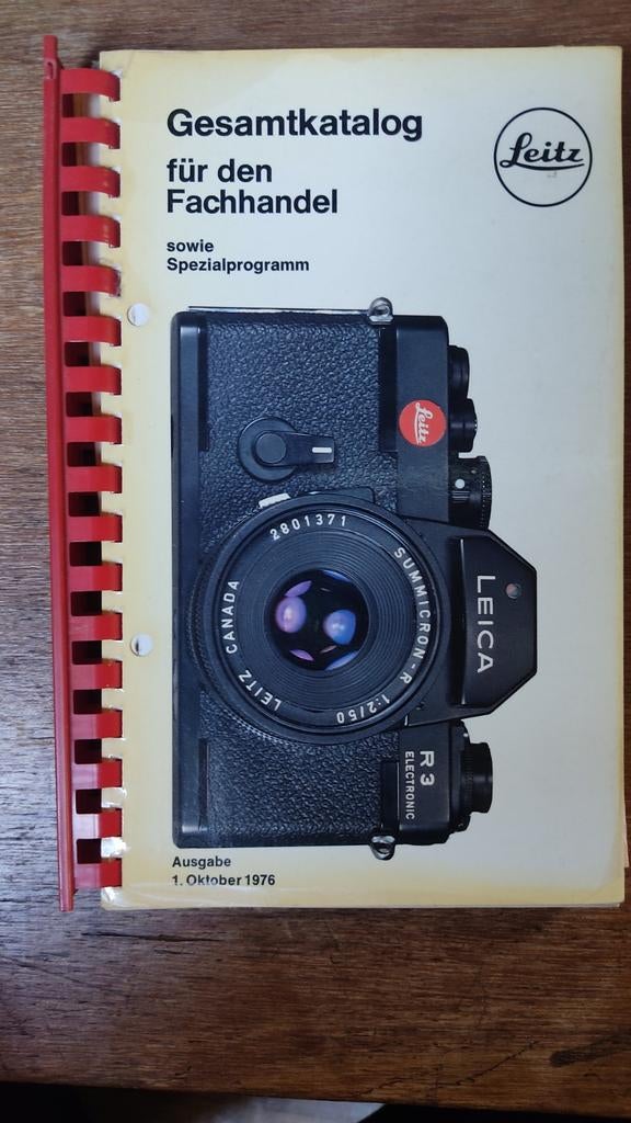 leitz gesamtkatalog  1976, Ophalen of Verzenden, Compact, Leica