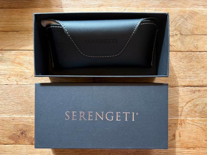 Serengeti Ethan zonnebril SS575003 groen glas bruin montuur, Sieraden, Tassen en Uiterlijk, Zonnebrillen en Brillen | Heren, Gebruikt