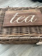 Riviera Maison theekist met 6 vakken, Ophalen of Verzenden, Zo goed als nieuw, Overige materialen, Minder dan 50 cm