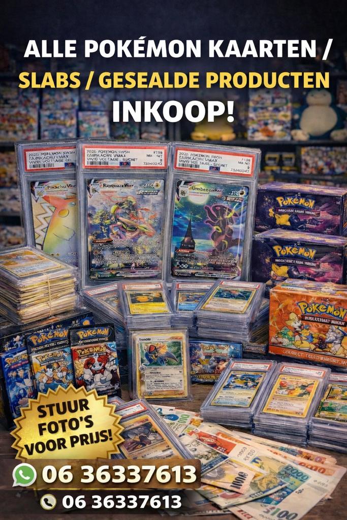 Inkoop Pokémon kaarten, slabs en gesealde producten, Ophalen, Gebruikt, Overige typen