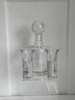 Meydam - Karaf 24 cm + 2 glazen  - Forest - Leerdam - ±1965, Antiek en Kunst, Antiek | Glas en Kristal, Verzenden