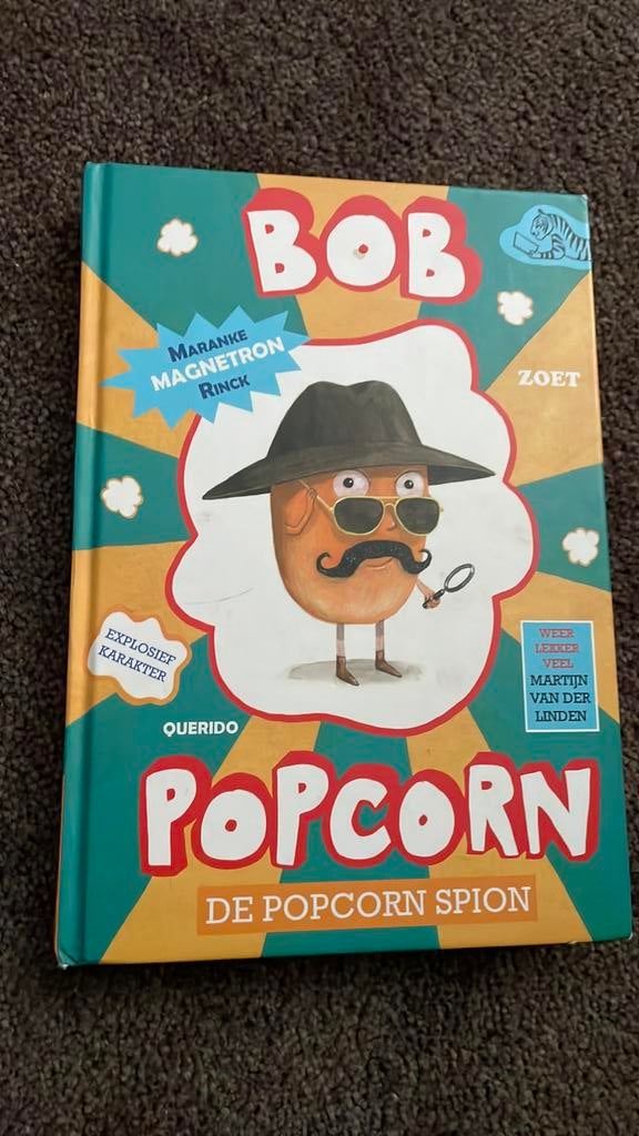 Maranke Rinck - Bob Popcorn De Popcorn Spion, Boeken, Kinderboeken | Jeugd | onder 10 jaar, Fictie algemeen, Zo goed als nieuw