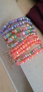 10 Biba armbanden in vrolijke kleuren - Nieuw, Overige kleuren, Nieuw, Ophalen of Verzenden, Elastiek