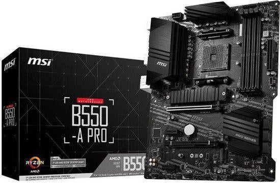 MSI B550-A PRO - Moederbord  voor AMD processor AM4, Computers en Software, Moederborden, Verzenden, DDR4, Zo goed als nieuw, Socket AM4