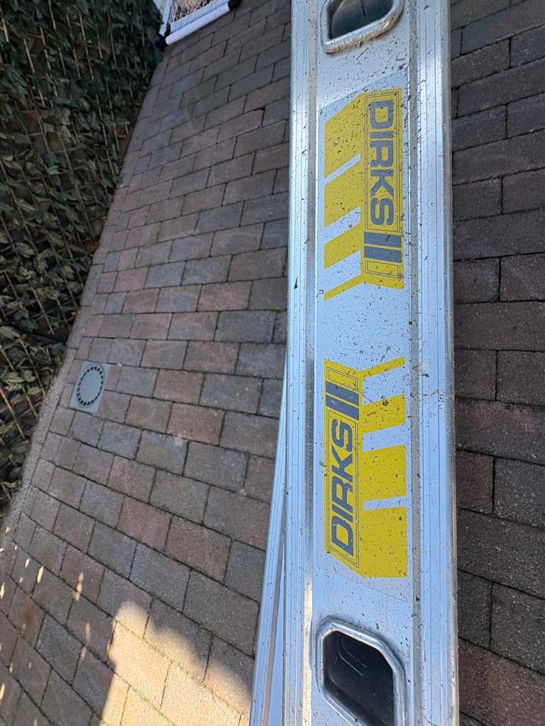 Dirks Opsteekladder - Gebruikt maar in goede staat, Ophalen of Verzenden, Gebruikt, Ladder, 4 meter of meer