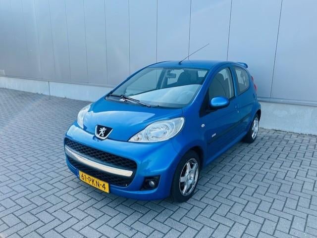 Peugeot 107 1.0 12V 5 deurs  2011 Blauw | Airco | NAP !, Auto's, Voorwielaandrijving, Stof, 68 pk, Origineel Nederlands