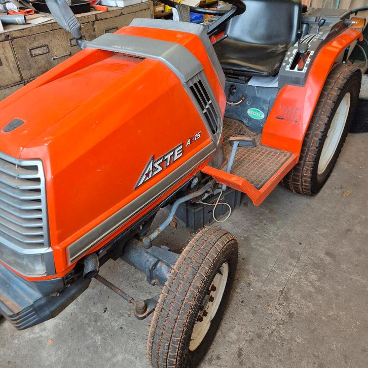 Kubota Aste A15 Mini tractor, slechts 575 draaiuren, Tuin en Terras, Overige Tuin en Terras, Ophalen