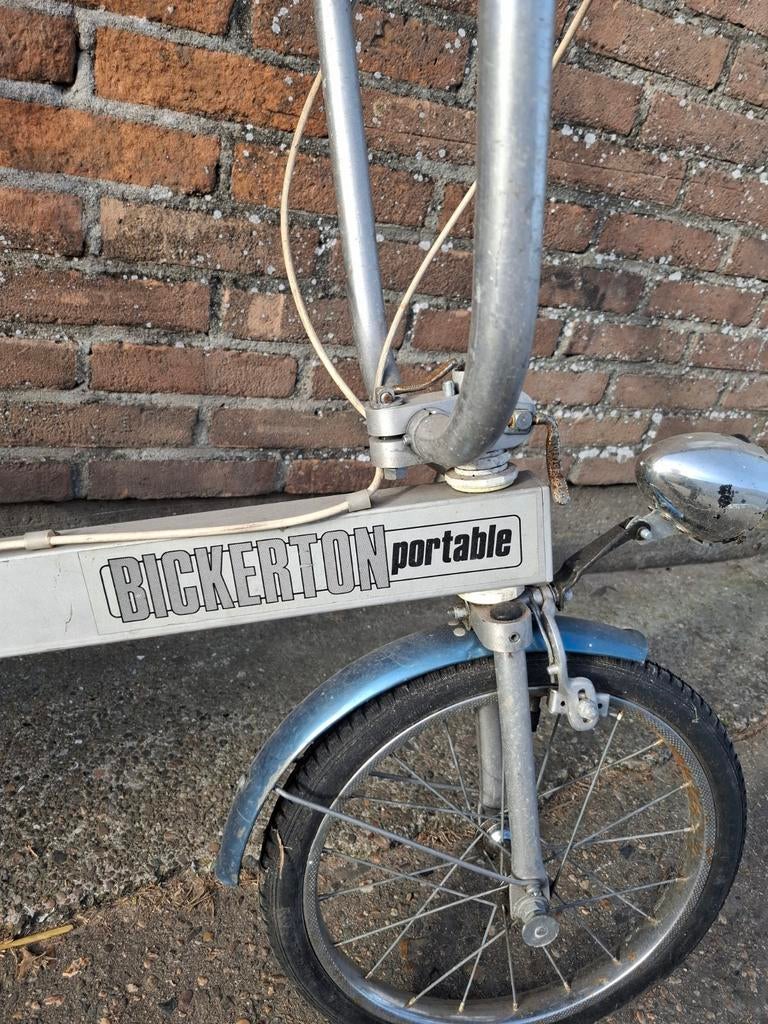 BickertonaluminiumPortable Vouwfiets - Vintage en Opvouwbaar, Fietsen en Brommers, Fietsen | Vouwfietsen, Gebruikt, Heren, 16 tot 18 inch