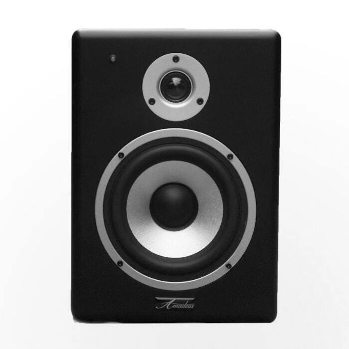 Amadeus actieve monitor speakers VX 65, 2 stuks, Gebruikt, 60 tot 120 watt, Front, Rear of Stereo speakers, Ophalen