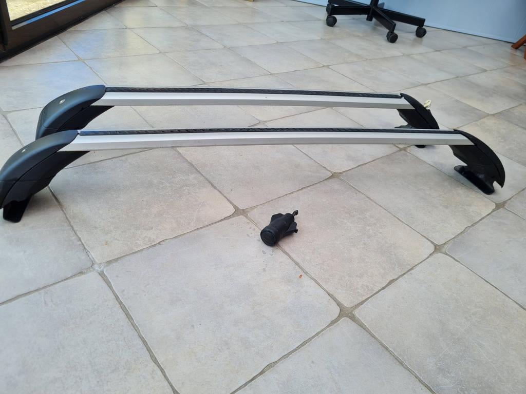 Originele Volvo dakdragers (geïntegreerde rails), Auto diversen, Dakdragers, Gebruikt, Ophalen