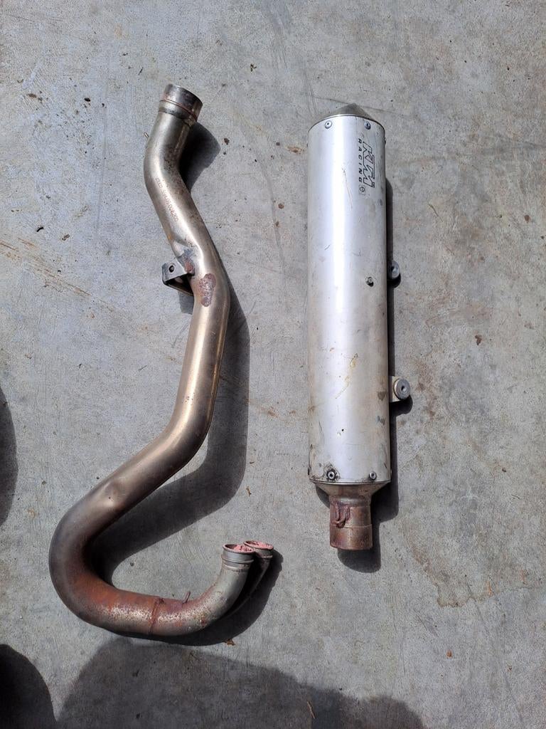 Complete uitlaat voor KTM 520., Ophalen of Verzenden, Gebruikt