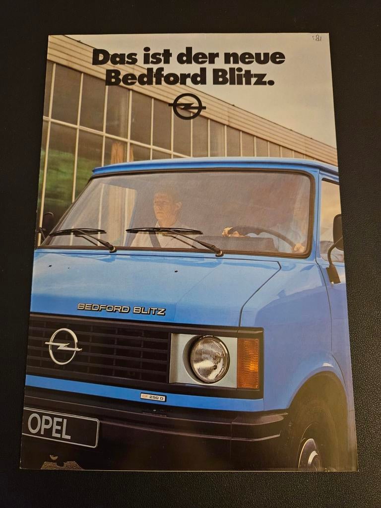 Brochure Opel Bedford Blitz 1981, Boeken, Ophalen of Verzenden, Zo goed als nieuw, Opel