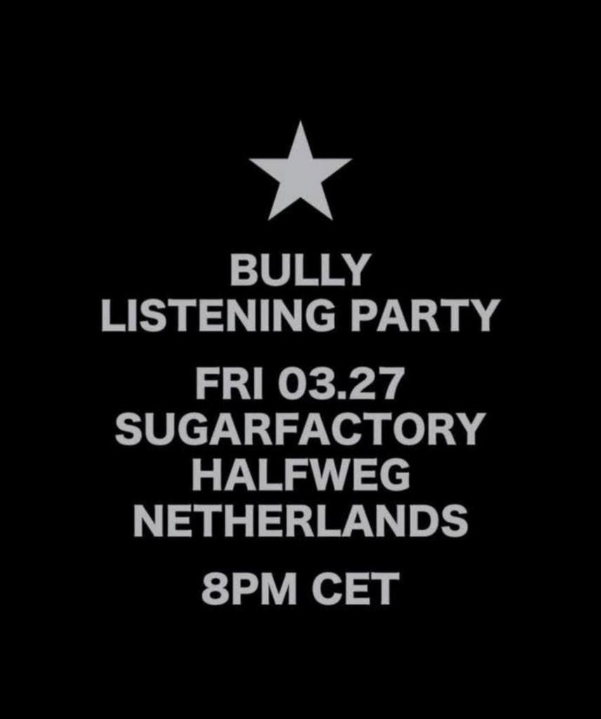 Ye - Bully listening party, Eén persoon