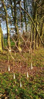 Mooie Decoratie Hanger met hartjes, belletjes, zilver kleur, Ophalen of Verzenden, Nieuw