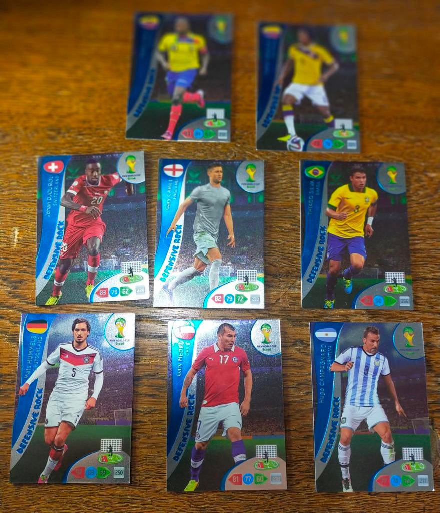 Voetbalplaatjes FIFA World Cup Brazil Defensive Rock, Ophalen of Verzenden