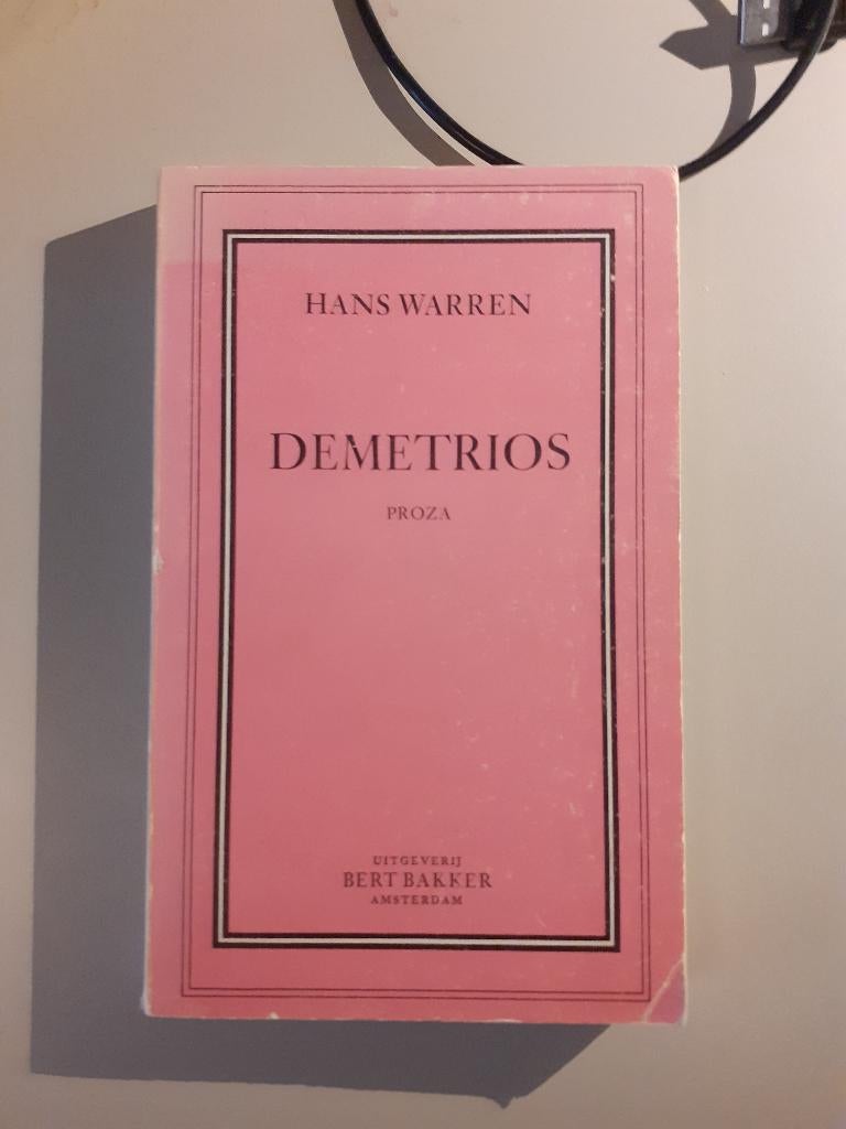 Hans Warren - Demetrios, Boeken, Literatuur, Gelezen, Nederland, Ophalen of Verzenden