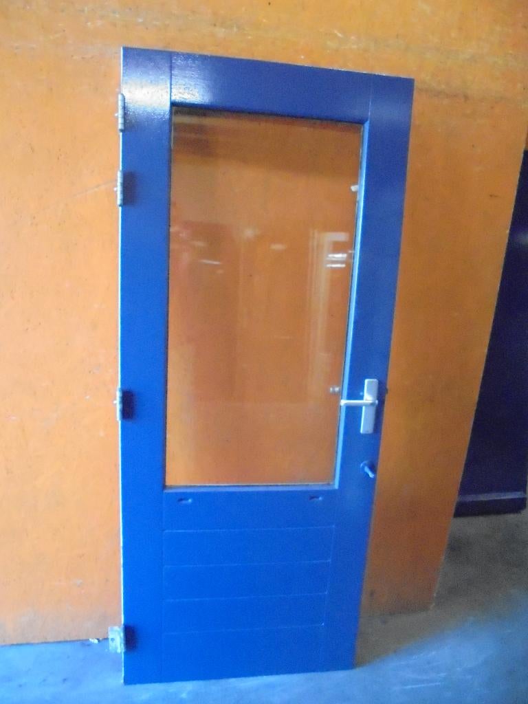 Diverse buitendeuren / schuurdeuren, ca. 83 x 201,5, Ophalen, 80 tot 100 cm, 200 tot 215 cm, Glas