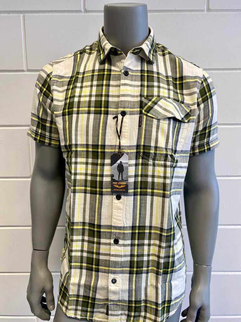 Overhemd korte mouw PME Legend maat XL, Ophalen of Verzenden, Nieuw, Groen, Overige halswijdtes