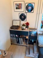 Platenkast / LP Kast / Opbergmeubel, Ophalen, Gebruikt, 100 tot 150 cm, 25 tot 50 cm