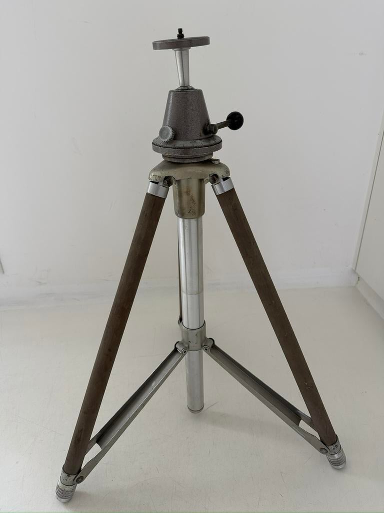 Uniek vintage statief, Gebruikt, 175 cm of meer, Met balhoofd, Ophalen of Verzenden