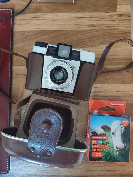 Vintage Agfa Achromat 1:8 Isoly Camera, Ophalen of Verzenden, Gebruikt, Compact, Overige Merken