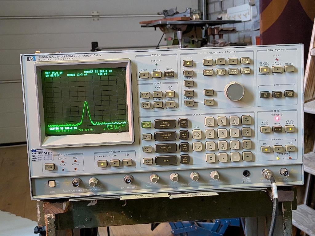 HP 3585A Spectrum Analyzer 20Hz - 40 MHz, Ophalen, Gebruikt, Elektriciteit