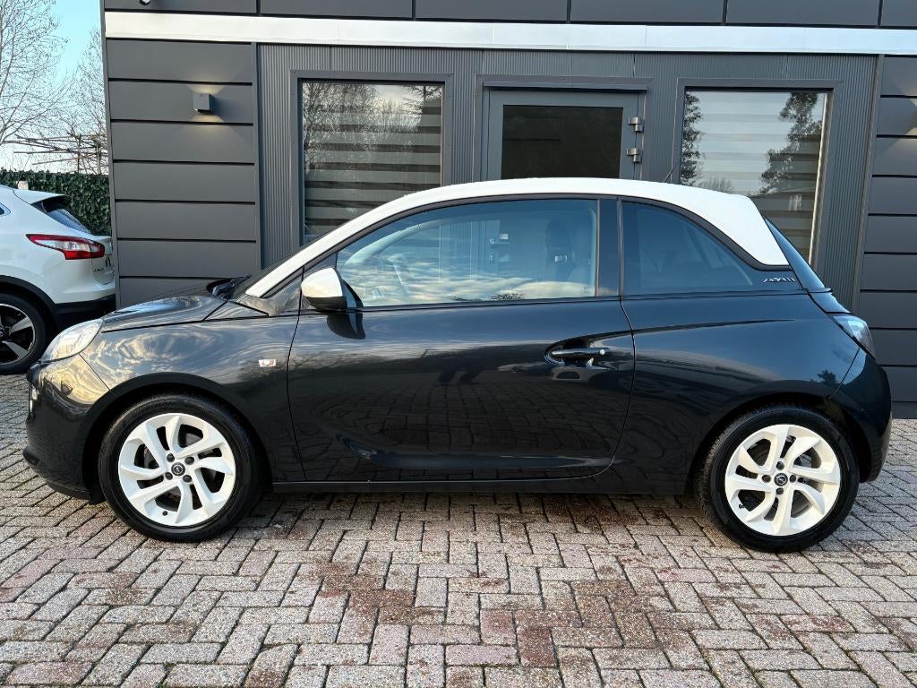 Opel Adam 1.2 Jam Favourite | Airco Navi Two-tone | 2016, Auto diversen, Schadeauto's, Ophalen, 1229 cc, Zwart, Handgeschakeld