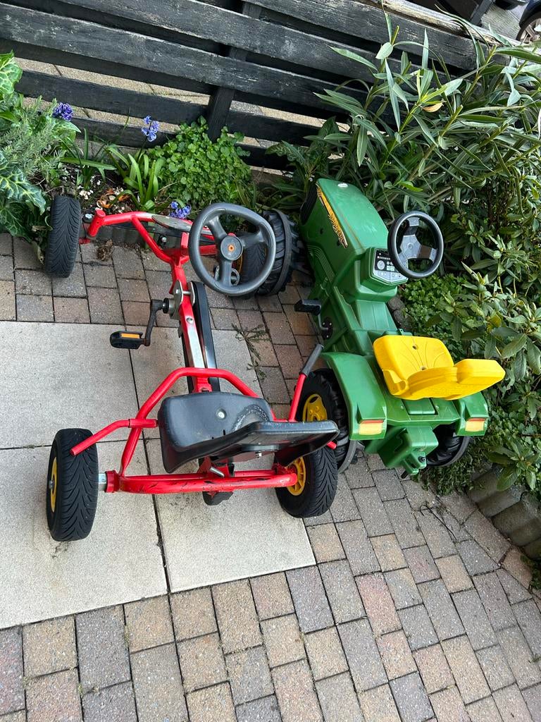 Skelter - Rood met zwart zitje, Ophalen, Gebruikt, Overige merken