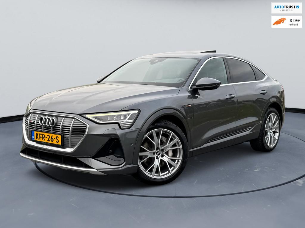 Audi E-tron Sportback 50 quattro S-Line|pano|360cam|Leer|SOH, Auto's, Audi, Automaat, 71 kWh, Leder, 420 min