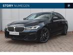 BMW 5 Serie 520d High Executive M Sport Automaat / Schuif-ka, 12 maanden, Achterwielaandrijving, 1650 kg, Zwart