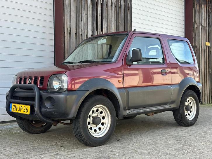Suzuki Jimny 1.3 2WD 1999 Rood, Auto's, Suzuki, Particulier, Jimny, Radio, Trekhaak, Benzine, SUV of Terreinwagen, Handgeschakeld