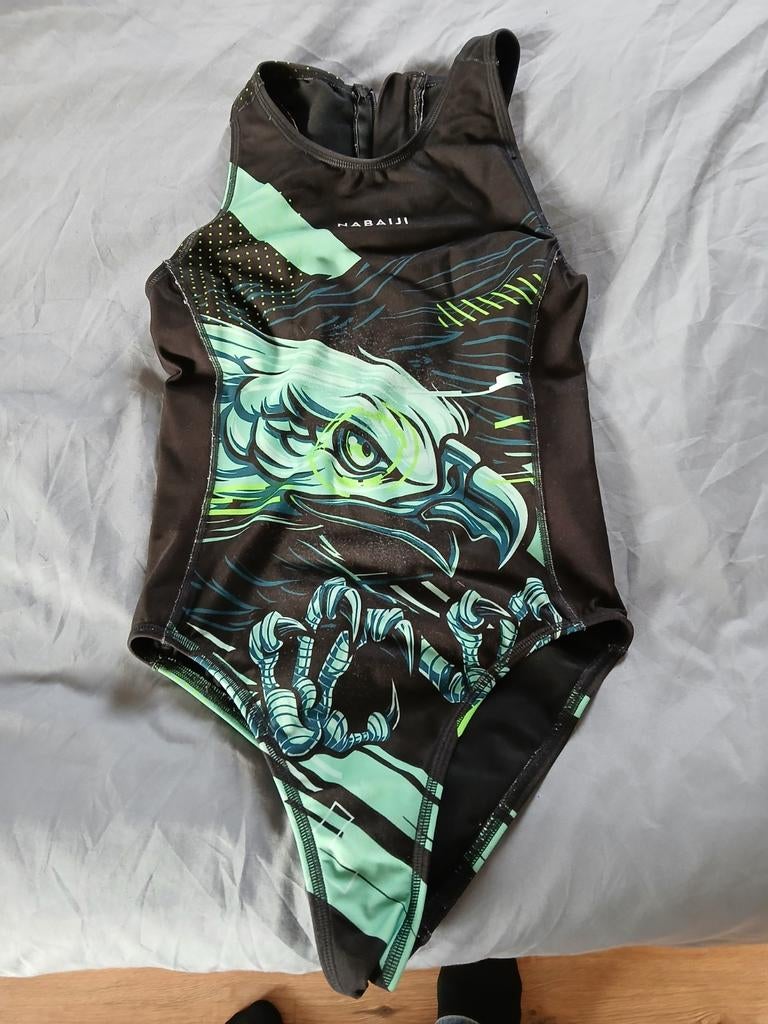 Waterpolo badpak met ritssluiting, Ophalen, Zo goed als nieuw, Zwart, Badpak