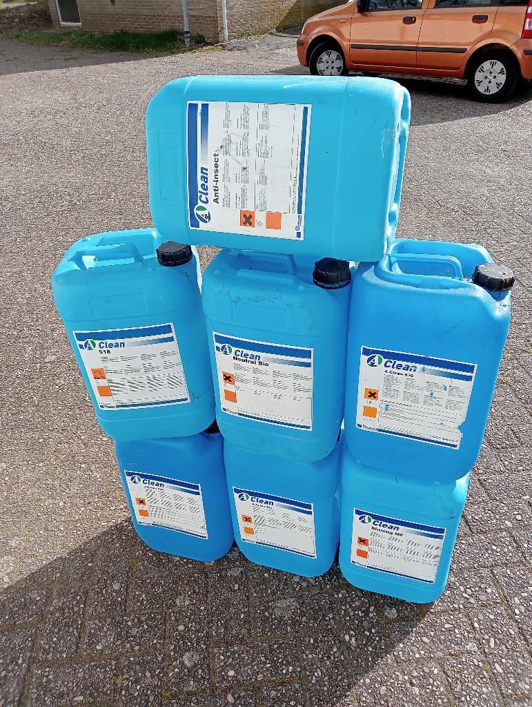5 jerrycans 20 liter, Auto diversen, Overige Auto diversen, Ophalen
