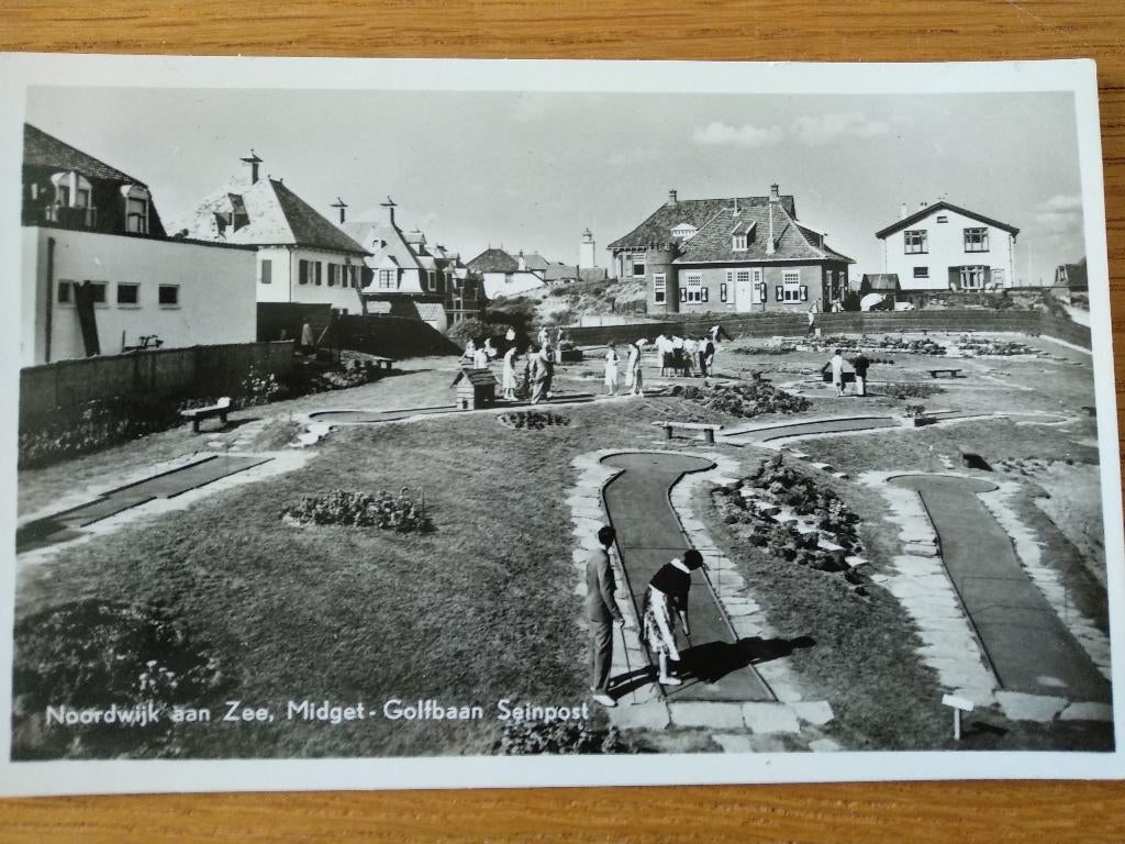 NOORDWIJK AAN ZEE - Midgetgolfbaan Seinpost  zie beschr., Verzenden, 1960 tot 1980, Ongelopen, Zuid-Holland