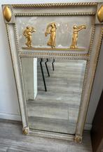 MOOIE ANTIEKE OUDE VINTAGE SPIEGEL, Ophalen of Verzenden, Rechthoekig, Minder dan 50 cm