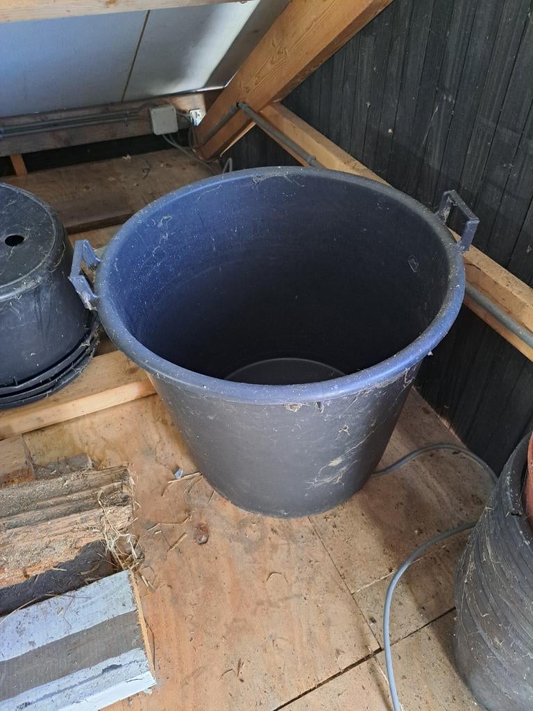 Zwarte speciekuip 120 liter, Doe-het-zelf en Verbouw, Ophalen of Verzenden