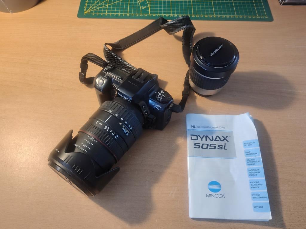 Minolta Dynax 505 si, Audio, Tv en Foto, Fotocamera's Analoog, Ophalen of Verzenden, Gebruikt, Spiegelreflex, Minolta