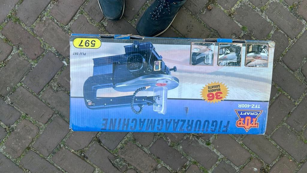 Figuurzaagmachine TFZ-400R Top craft, Ophalen, Zo goed als nieuw, 30 tot 70 mm, Figuurzaag