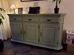 Mintgroen eiken dressoir - 190cm, Huis en Inrichting, Kasten | Dressoirs, Ophalen, Gebruikt, 150 tot 200 cm, Eikenhout